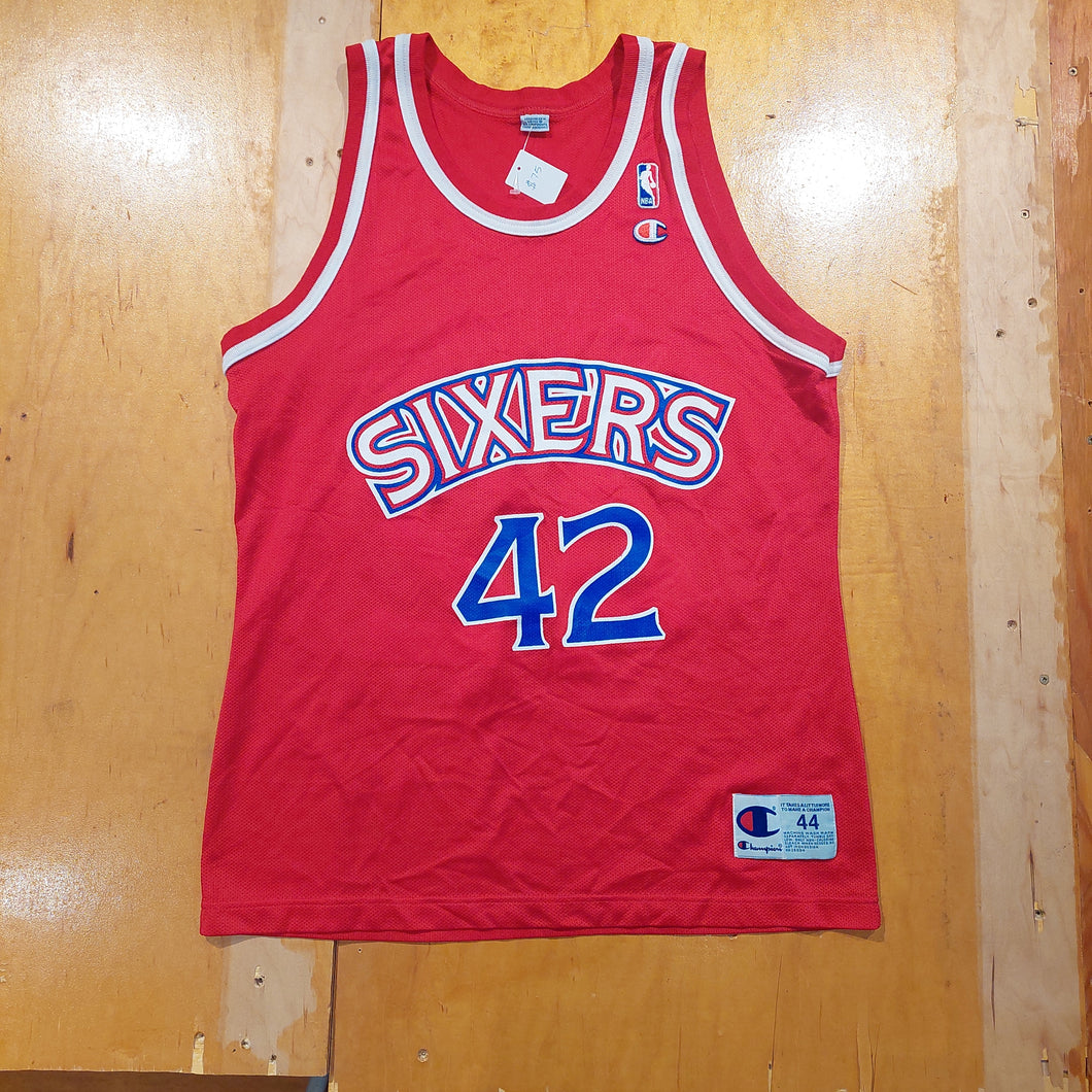 Stackhouse Sixers 42 Champion NBA Size 44 Jersey